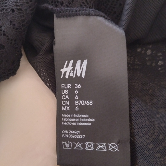 H&M BLK shaping lace bodysuit - Picture 9 of 9